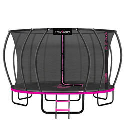 Trampoline de jardin pour enfants THUNDER INSIDE ULTRA 16FT 488CM rose