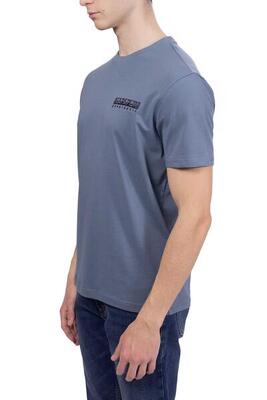 Heren t-shirt napapijri s-vignonil back stormy weat g1y