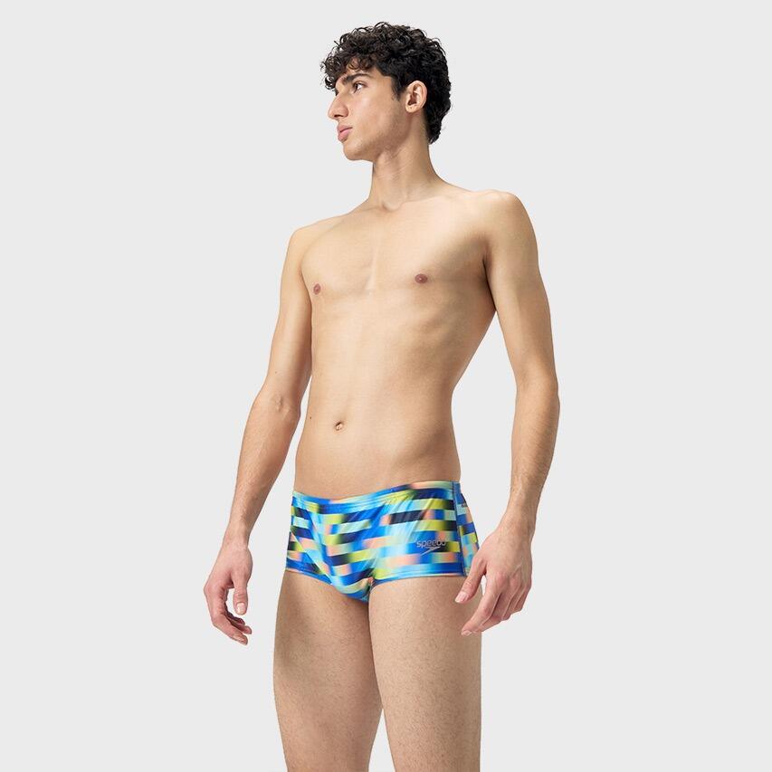 Slip de bain Speedo 14cm Allover Digi Bleu/Vert 2/6