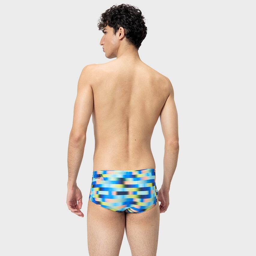 Slip de bain Speedo 14cm Allover Digi Bleu/Vert 4/6