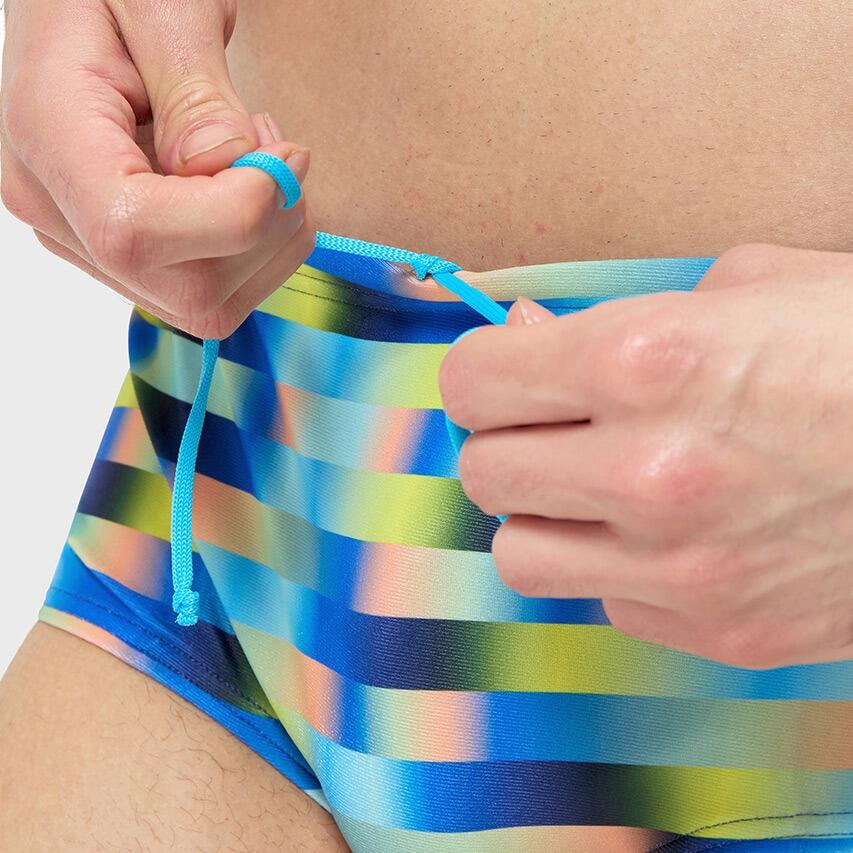 Slip de bain Speedo 14cm Allover Digi Bleu/Vert 6/6