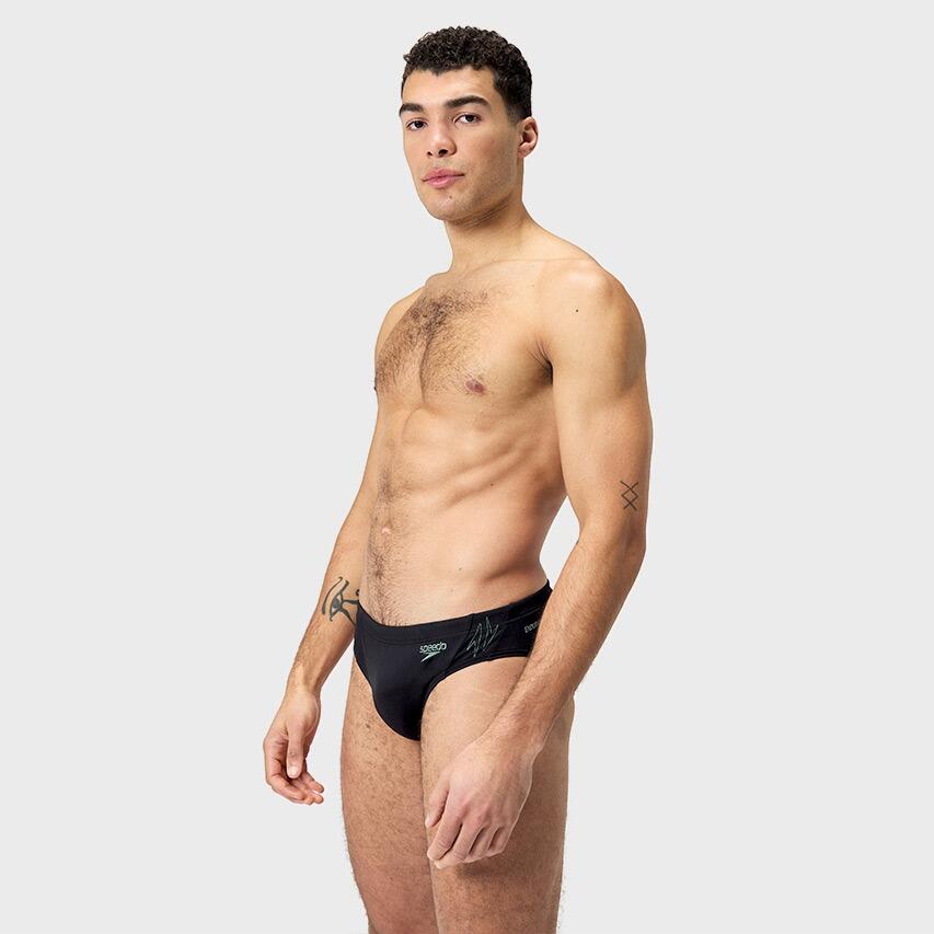 Slip de bain Speedo 7cm Hyperboom Splice Noir/Vert 3/6