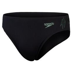Slip de bain Speedo 7cm Hyperboom Splice Noir/Vert