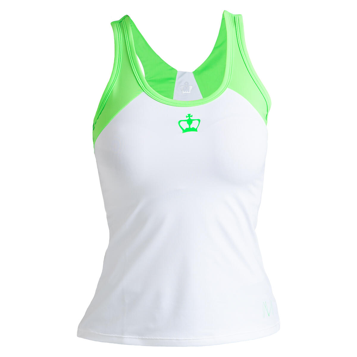 Black Crown - Chemise Padel Femme Noir Corbeau Mm Blanc - Débardeur - Blanc - 42 M/l - Decathlon