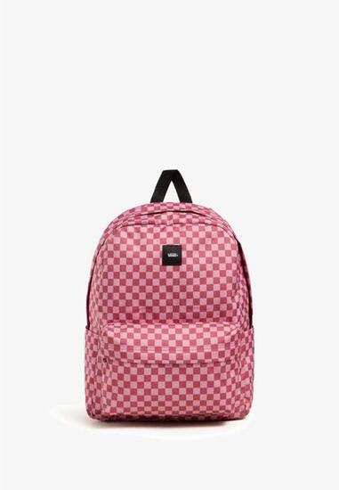 Mochilas Mujer Vans Old Skool Check Backpack Rosa