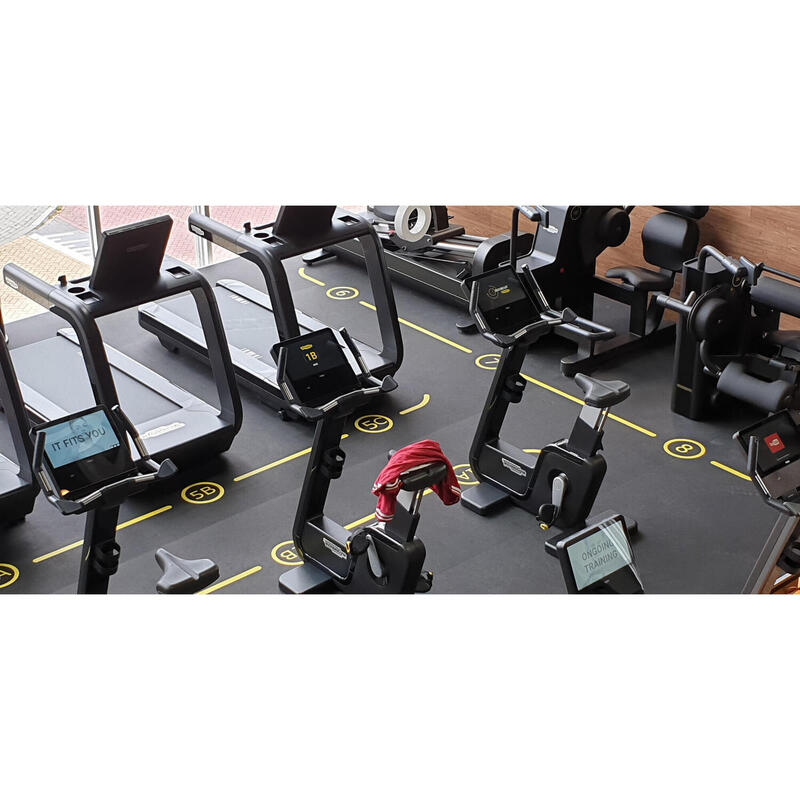 Pardoseală sportivă 12 mm neagră - 1,25 m lățime - pe metru liniar
