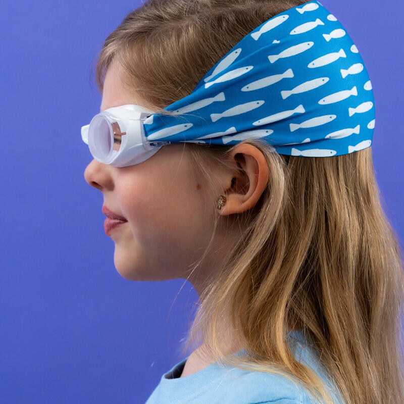 Lunettes Enfant Natation – Bandeau Tout Doux Sardines 3/7