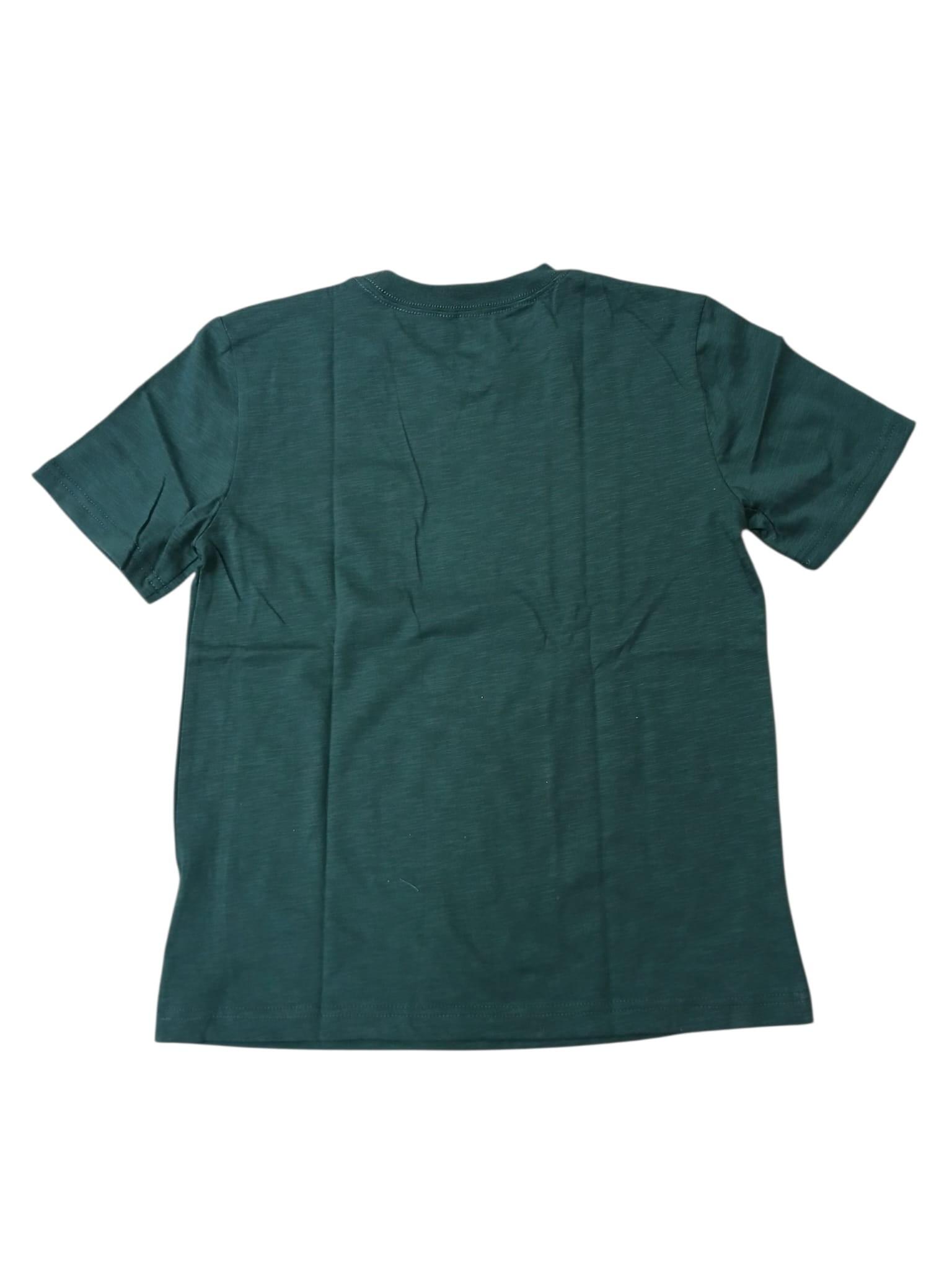 T-shirt ragazzo converse printed - verde 2/3