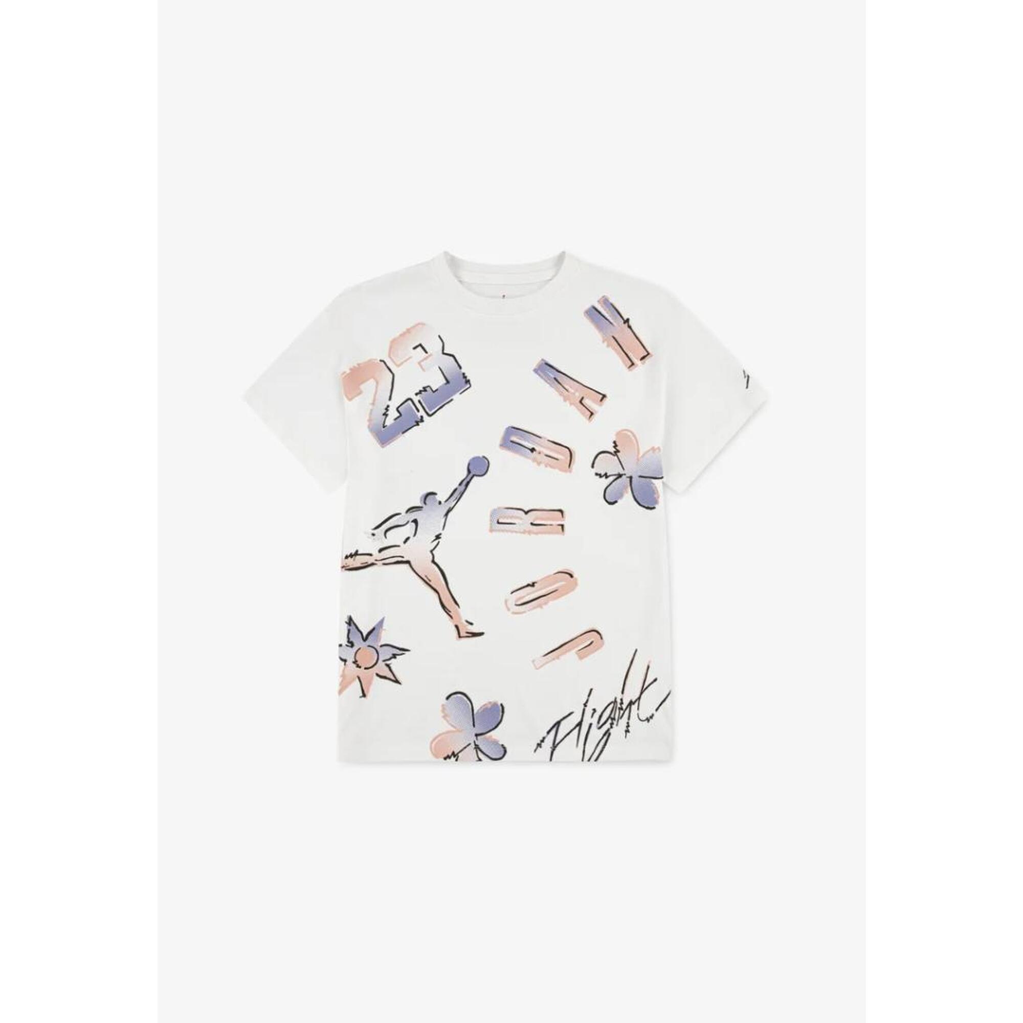 Jordan - T-shirt Jordan Jdg 23 Throwback Ss Enfant - T-shirt Manches Courtes - Blanc - Decathlon