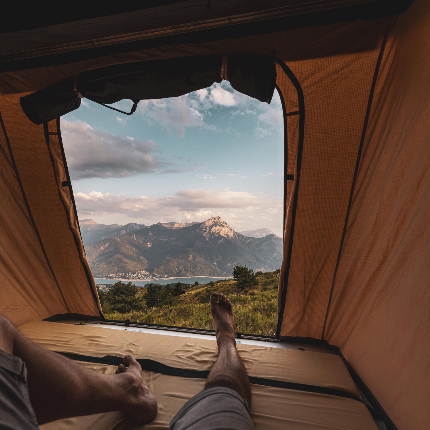 Tenda a tetto rigida NaïtUp TriUp per 2/3 persone 4/5