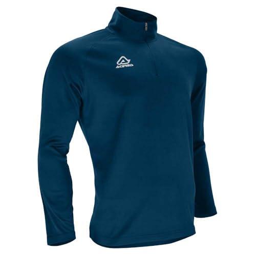 Sweatshirt d'Entraînement Acerbis Tagete S (062) 040 Bleu à Demi-Zip 2/3