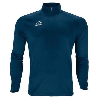 Acerbis tagete s (062) 040 blauwe trainingshoodie met halve rits