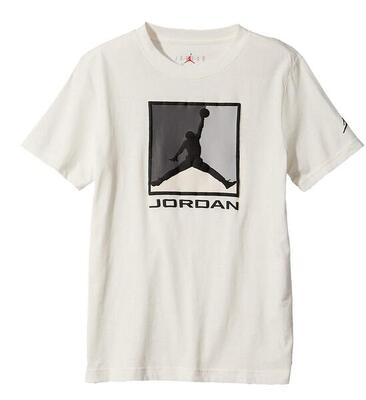 T-shirt ragazzo jordan mj essential 3.0 - bianco