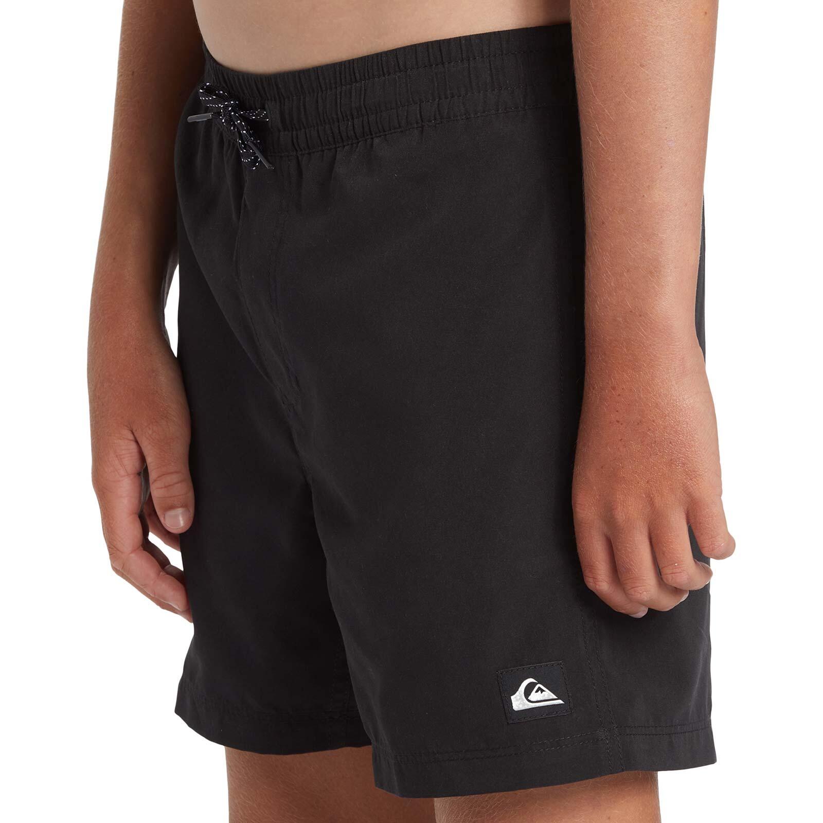 Short de bain EVERYDAY SOLID VOLLEY YTH 14" Noir Garçon 5/5