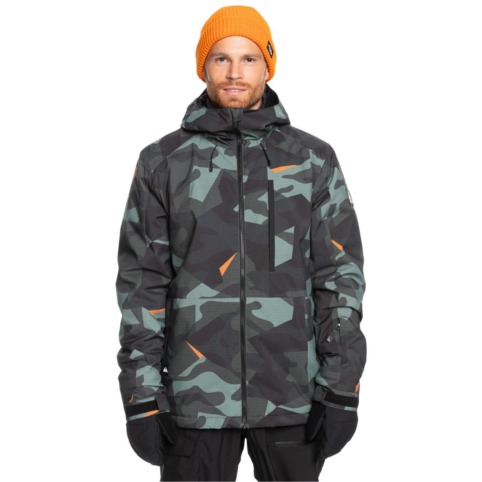 Quiksilver - Veste De Snowboard Imprimée Quiksilver Mission Pour Homme - Blouson - Multicolore - S - Decathlon
