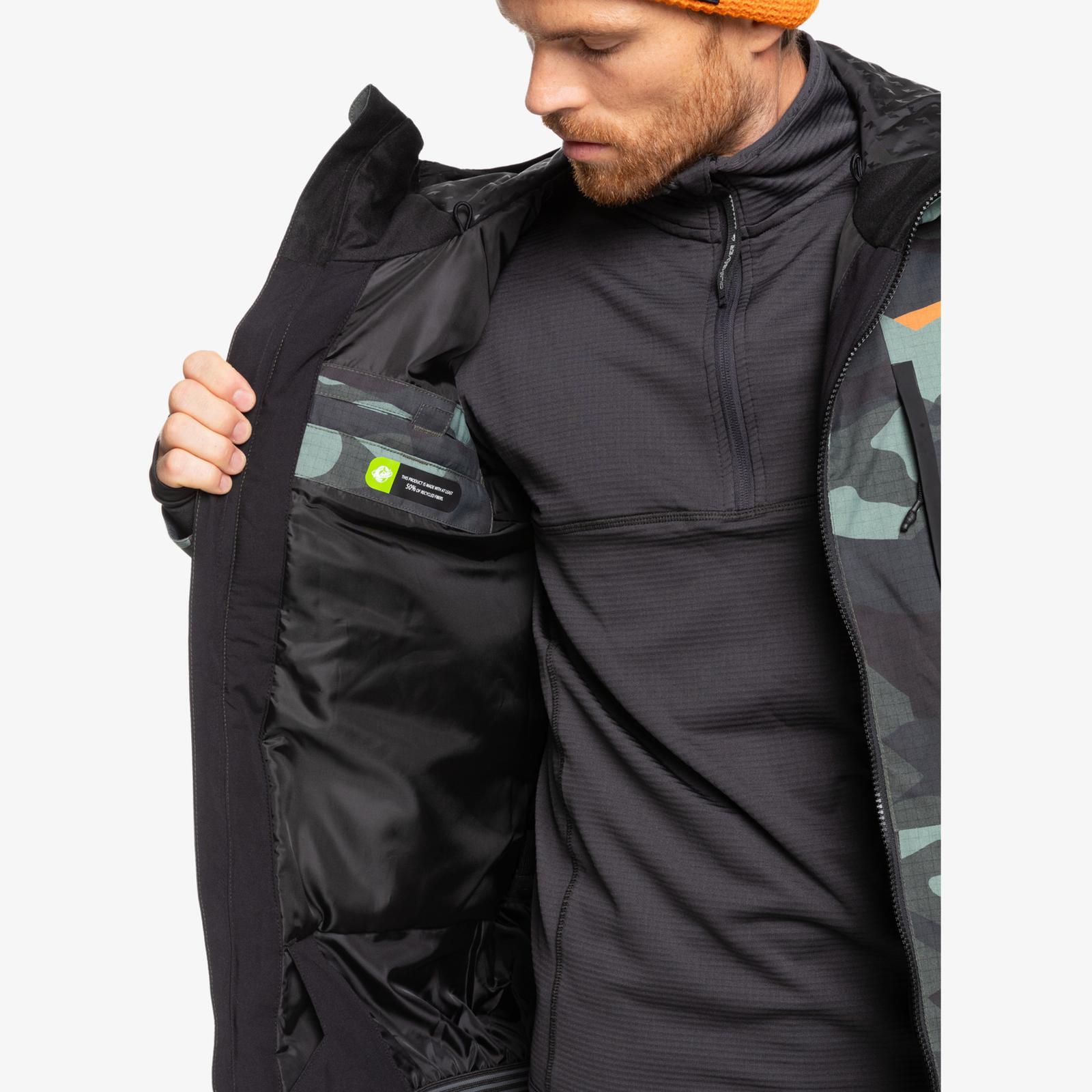Giacca da snowboard da uomo Quiksilver Mission Printed 4/7
