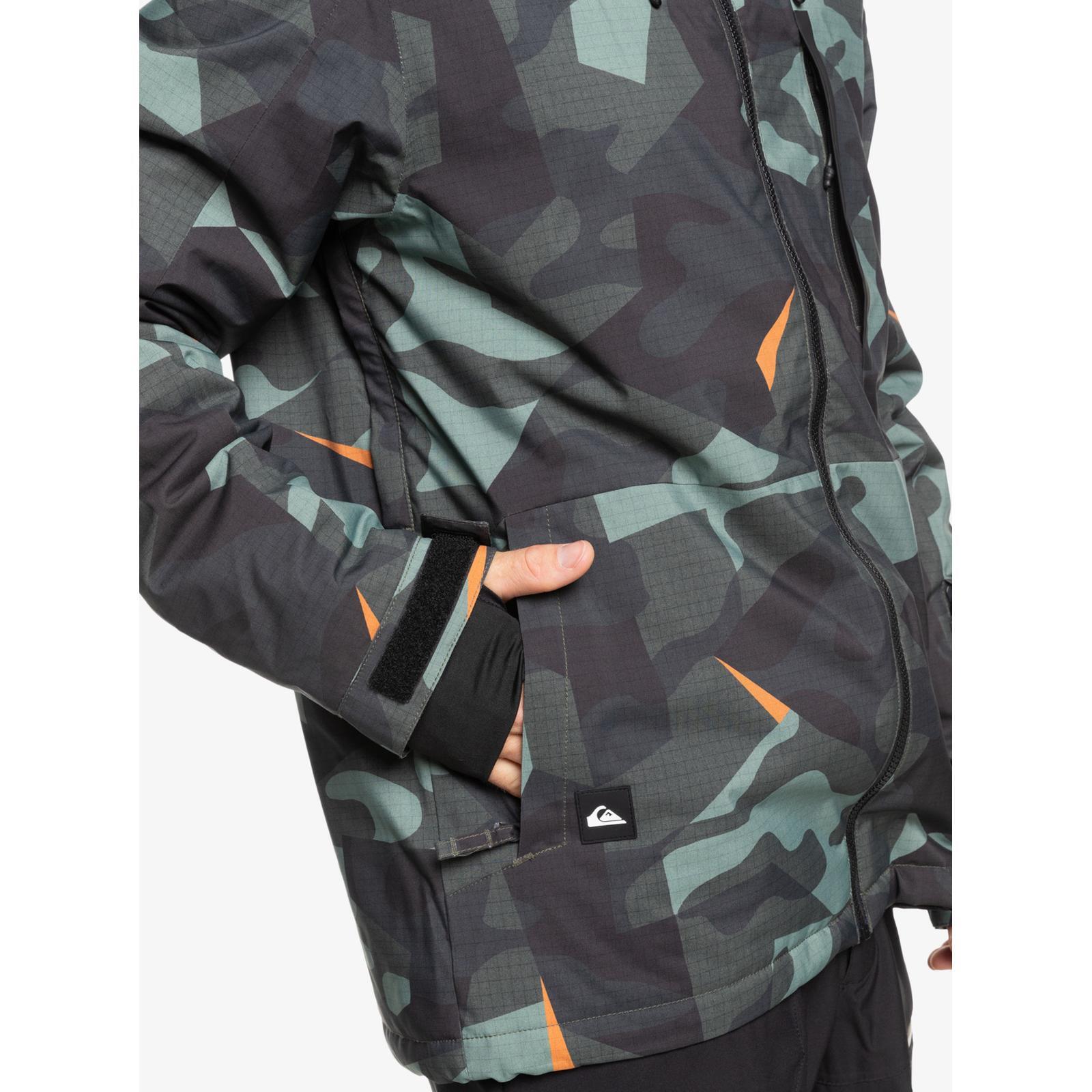 Giacca da snowboard da uomo Quiksilver Mission Printed 6/7