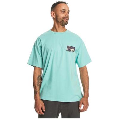 T-shirt met korte mouwen quiksilver takeusbackbubbl tees voor mannen
