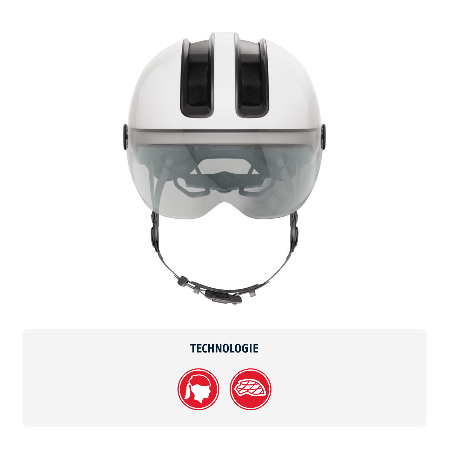 Casque Abus Hud-Y Ace Blanc Brillant M 54-58 cm 2/7