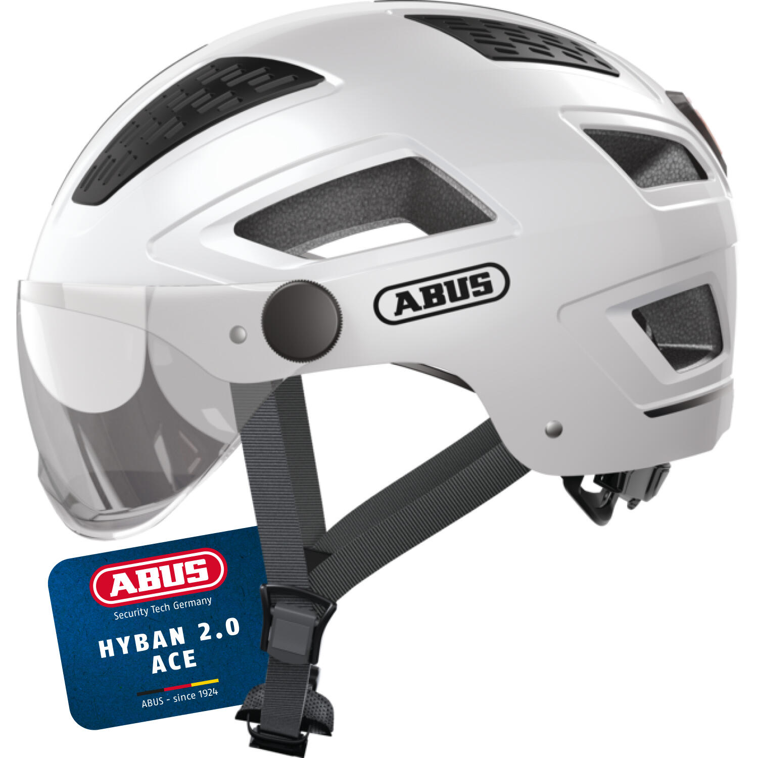 Kask Rowerowy Hyban 2.0 Ace Polar Biały M 52-58 Cm
