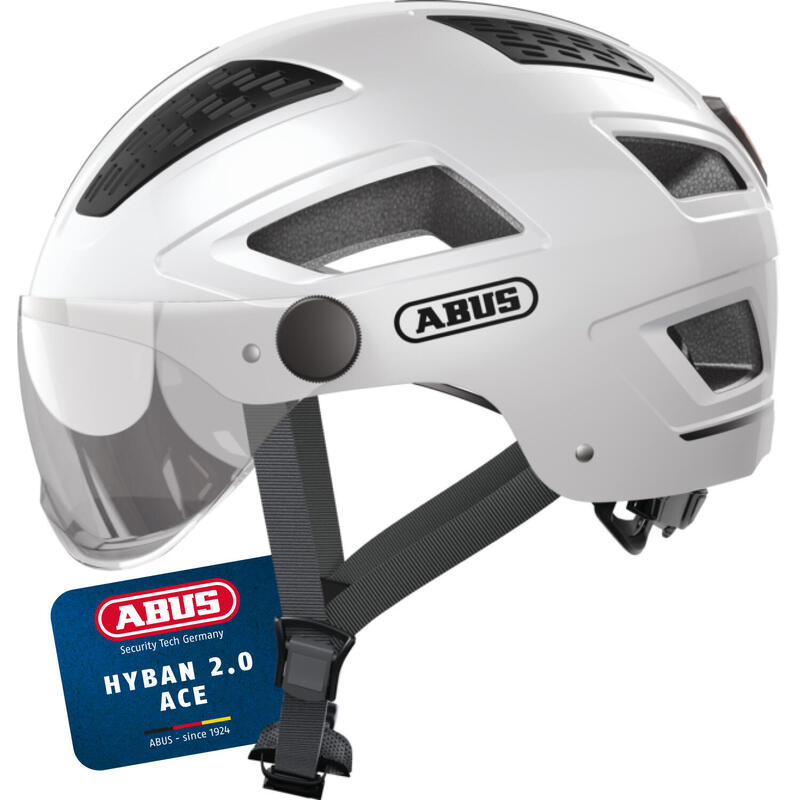 Kask Rowerowy Hyban 2.0 Ace Polar Biały M 52-58 Cm