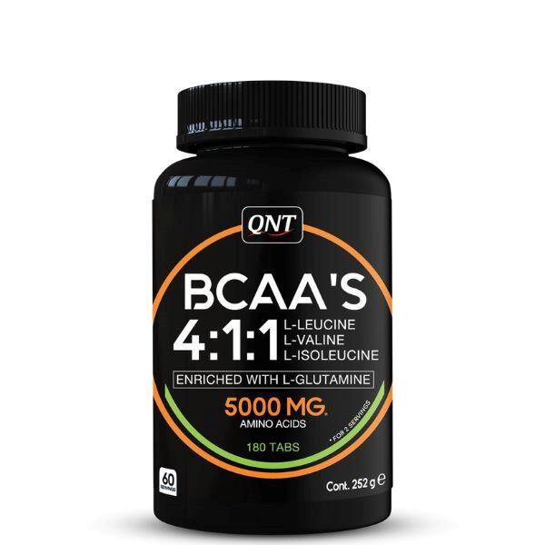 QNT QNT BCAA 4:1:1 + L-Glutamine 180tabs QNT