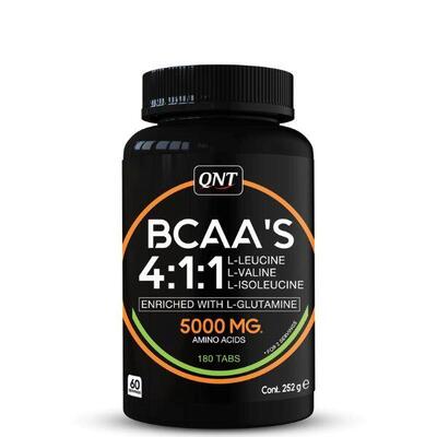 Qnt bcaa 4:1:1 + l-glutamine 180tabs qnt