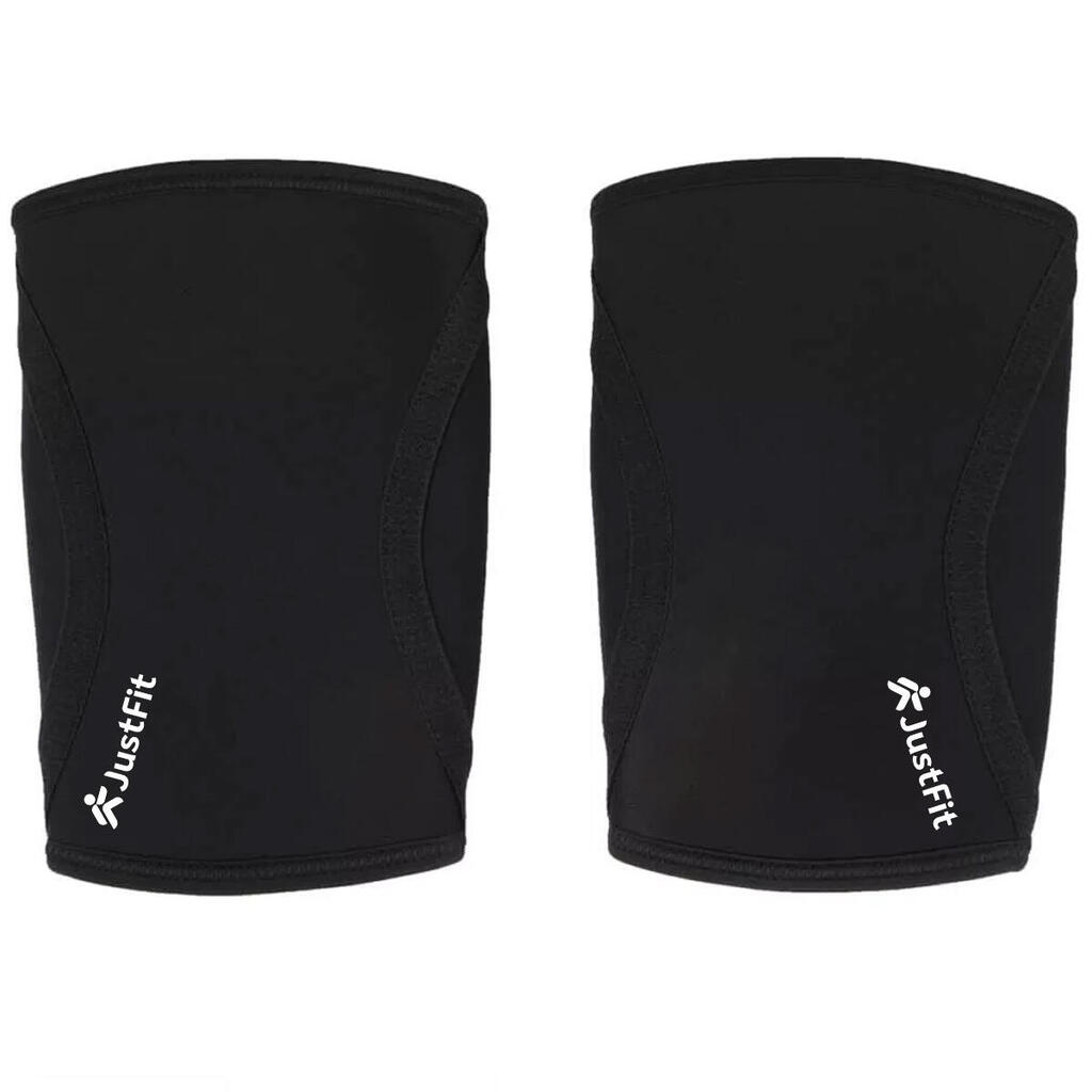 JustFit neoprene fitness compression knee pads (set of 2)