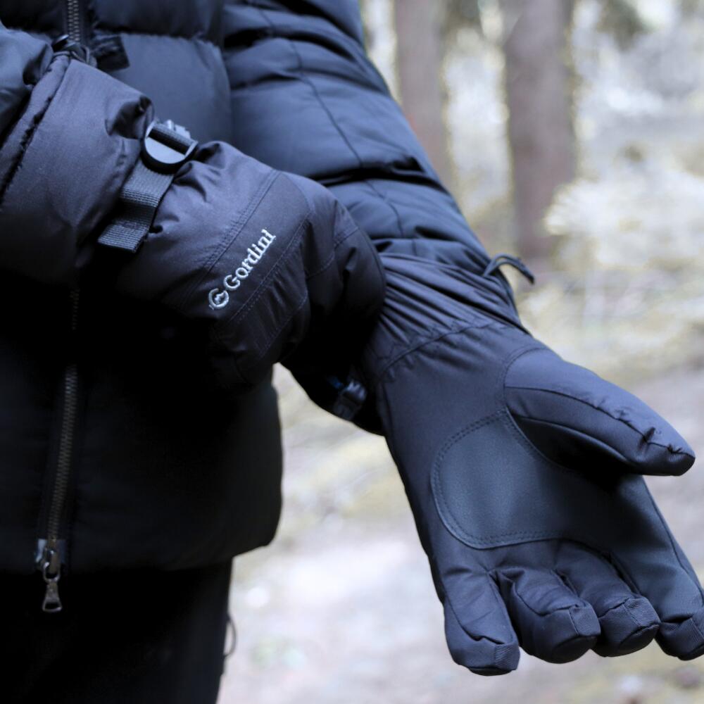 BASE men's ski glove BLACK 2/6