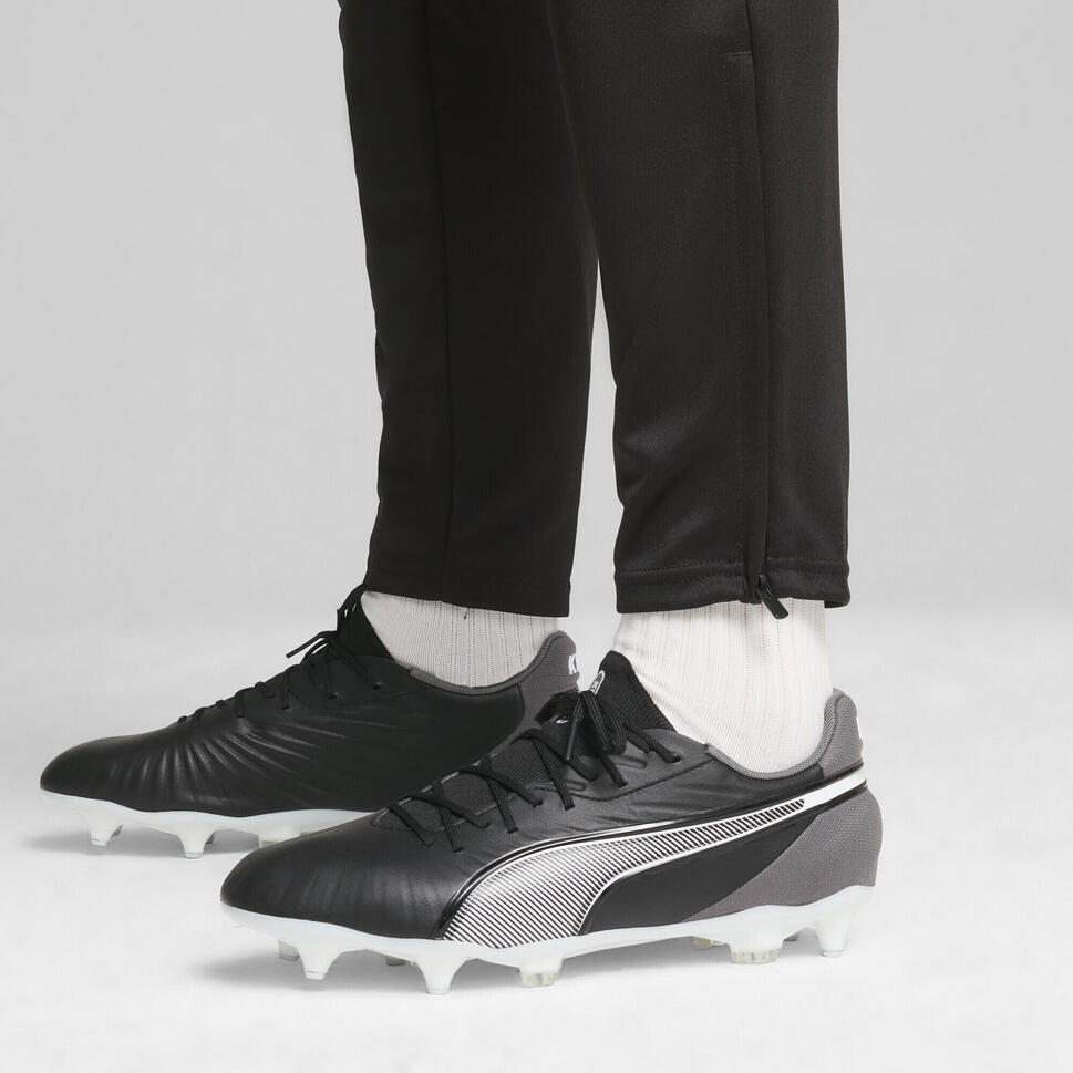 Buty piłkarskie unisex KING MATCH MxSG PUMA Black White Cool Dark Gray