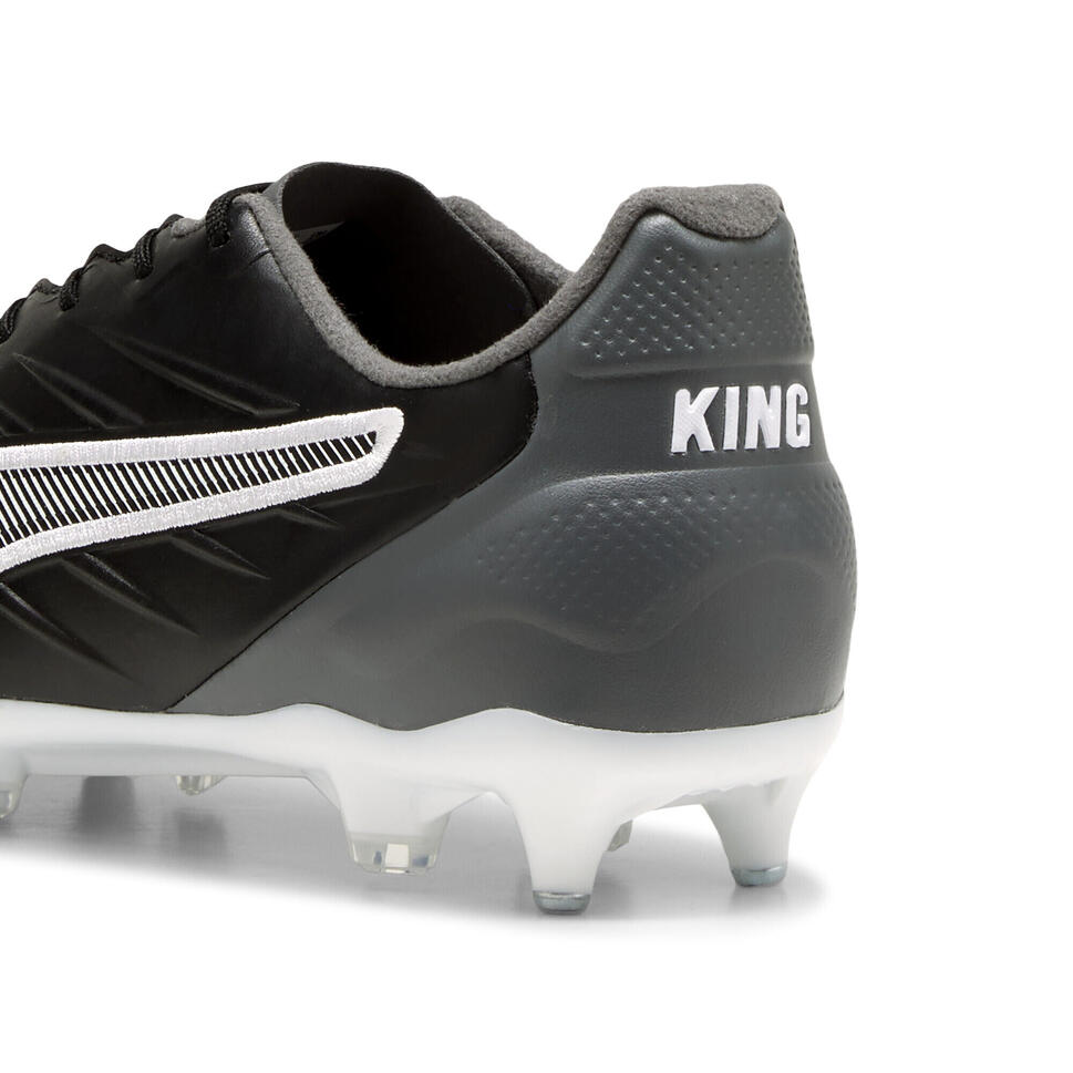 Buty piłkarskie unisex KING PRO MxSG PUMA Black White Cool Dark Gray