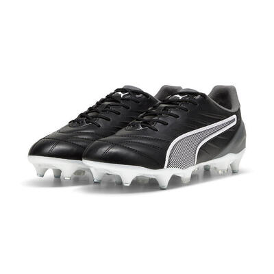 Botas de fútbol KING PRO MxSG PUMA Black White Cool Dark Gray