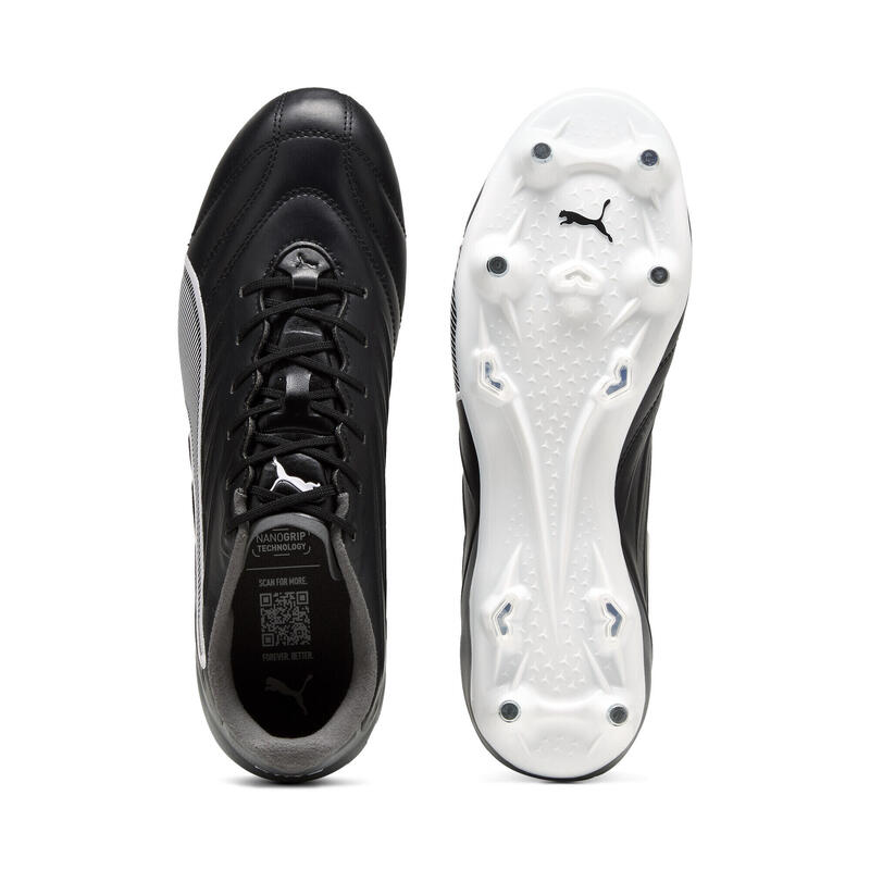 Buty piłkarskie unisex KING PRO MxSG PUMA Black White Cool Dark Gray