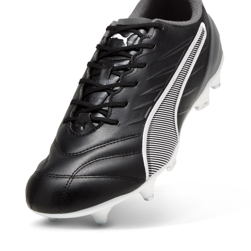 Buty piłkarskie unisex KING PRO MxSG PUMA Black White Cool Dark Gray