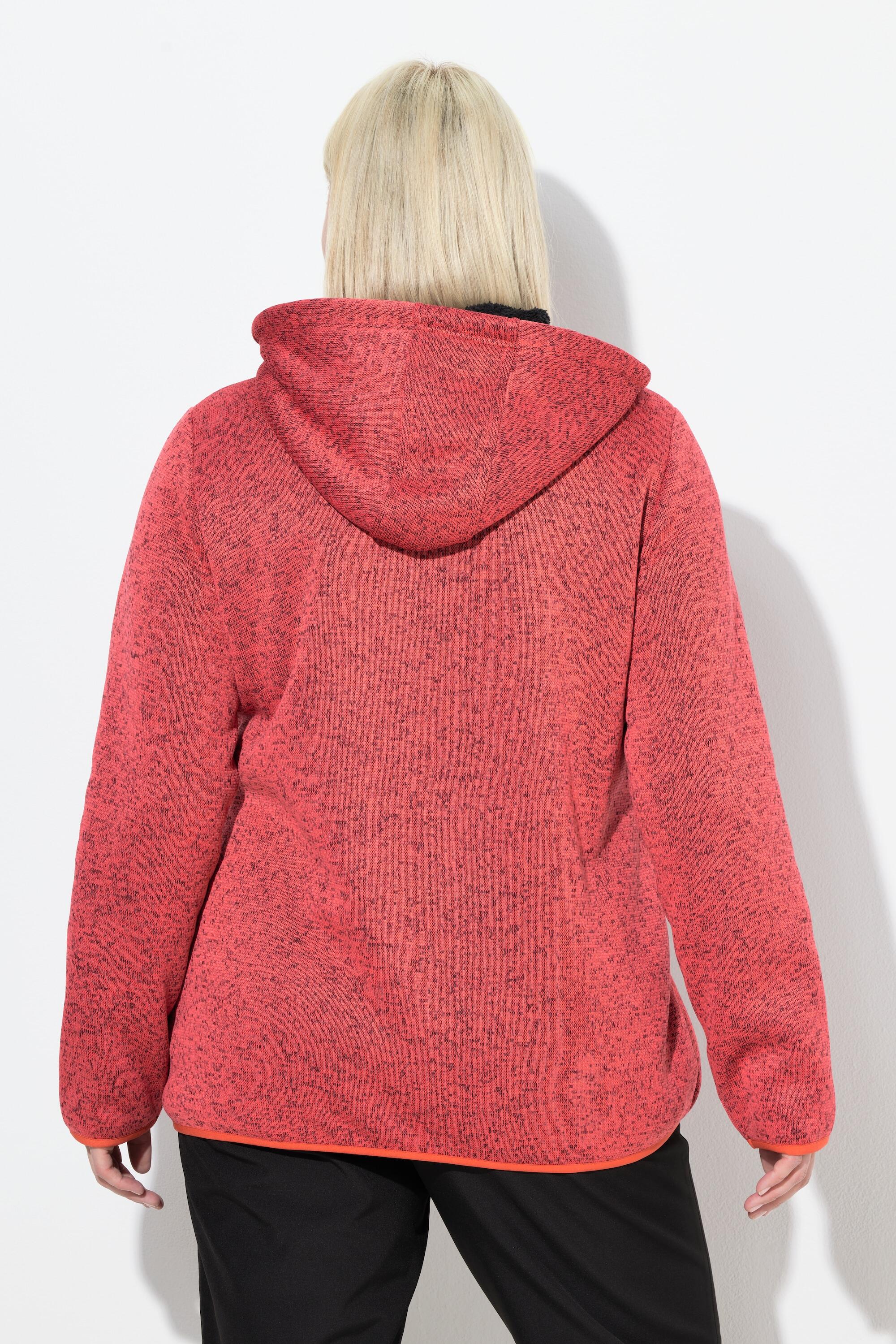 Damen Strickfleece-Jacke Teddyfleece 2-Wege-Zipper Reflektor 8/13