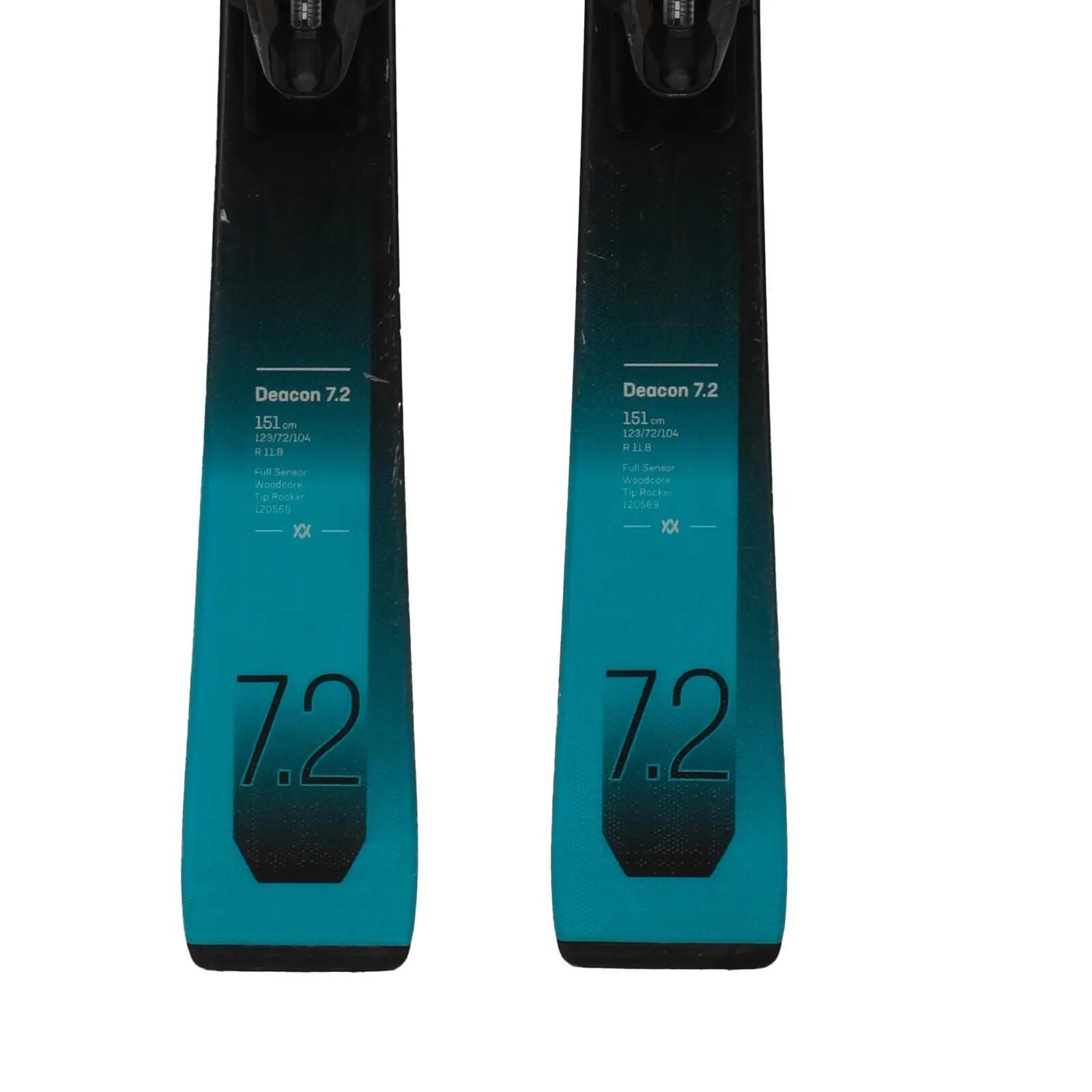 RECONDITIONNE - Ski Volkl Deacon 7.2 + Fixations 4/4