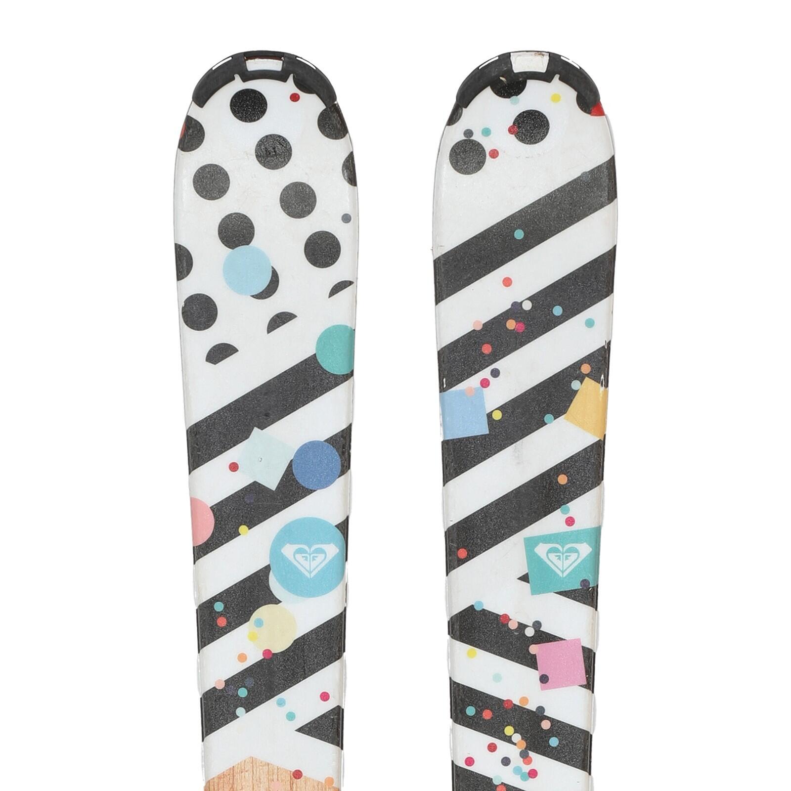 RECONDITIONNE - Ski Junior Roxy Bonbon + Fixations 1/4