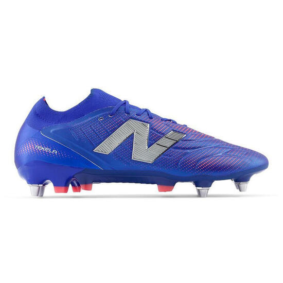 Botas De Fútbol New Balance Tekela V5 Elite Low Cut Sg Azul