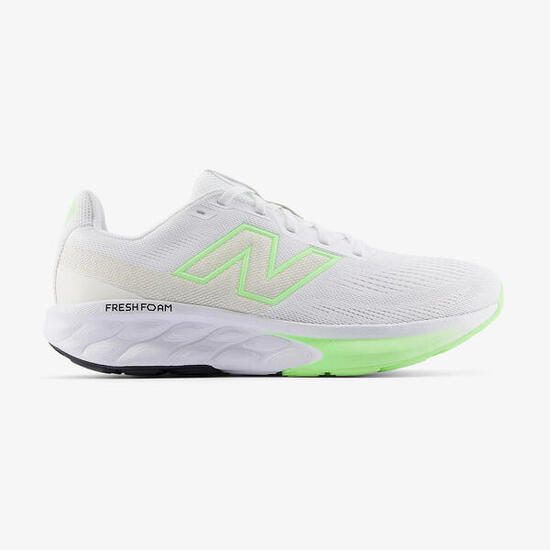 Zapatillas de running New Balance Fresh Foam 520 v9 blancas y verde claro