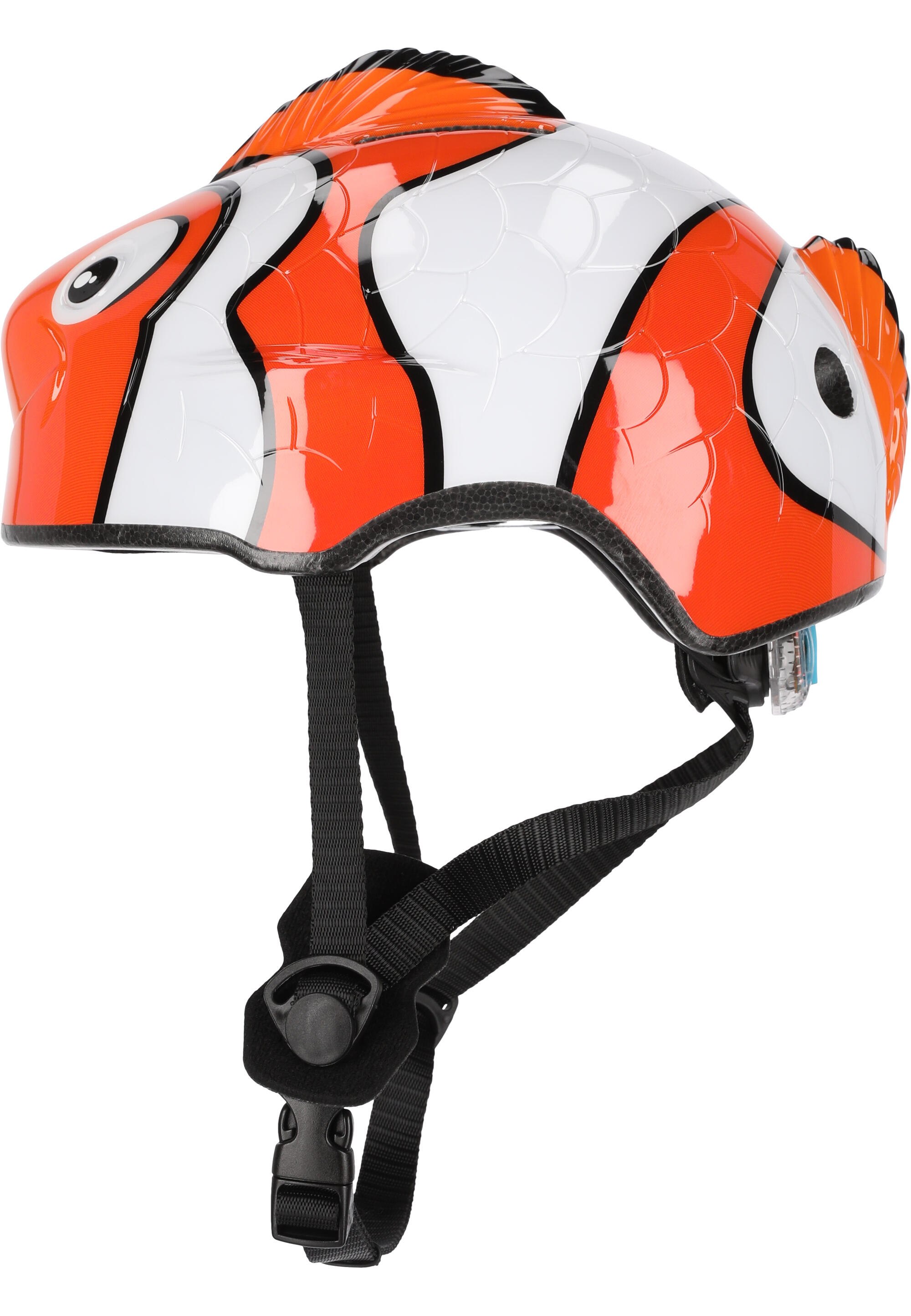 Kask Rowerowy dla dzieci | Pomarańczowy Nemo | Crazy Safety | Certyfikowany 4/16