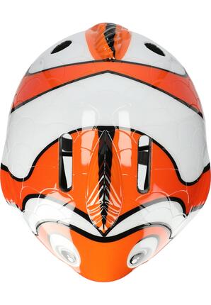 Casque de Vélo pour enfants | Poisson Clown Rose | Crazy Safety| Certifié EN1078