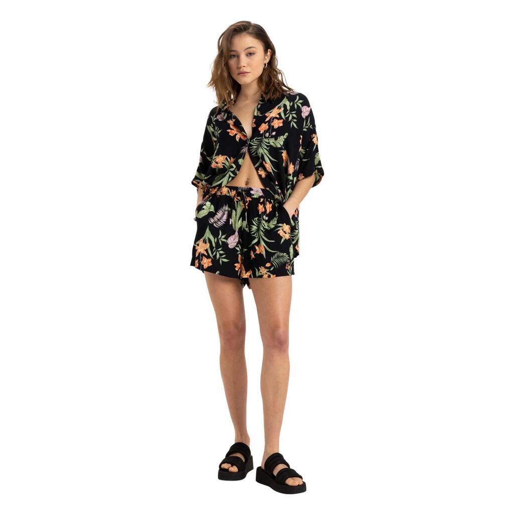 Roxy Lekeitio Break Sweat-Anthracite Island Escape