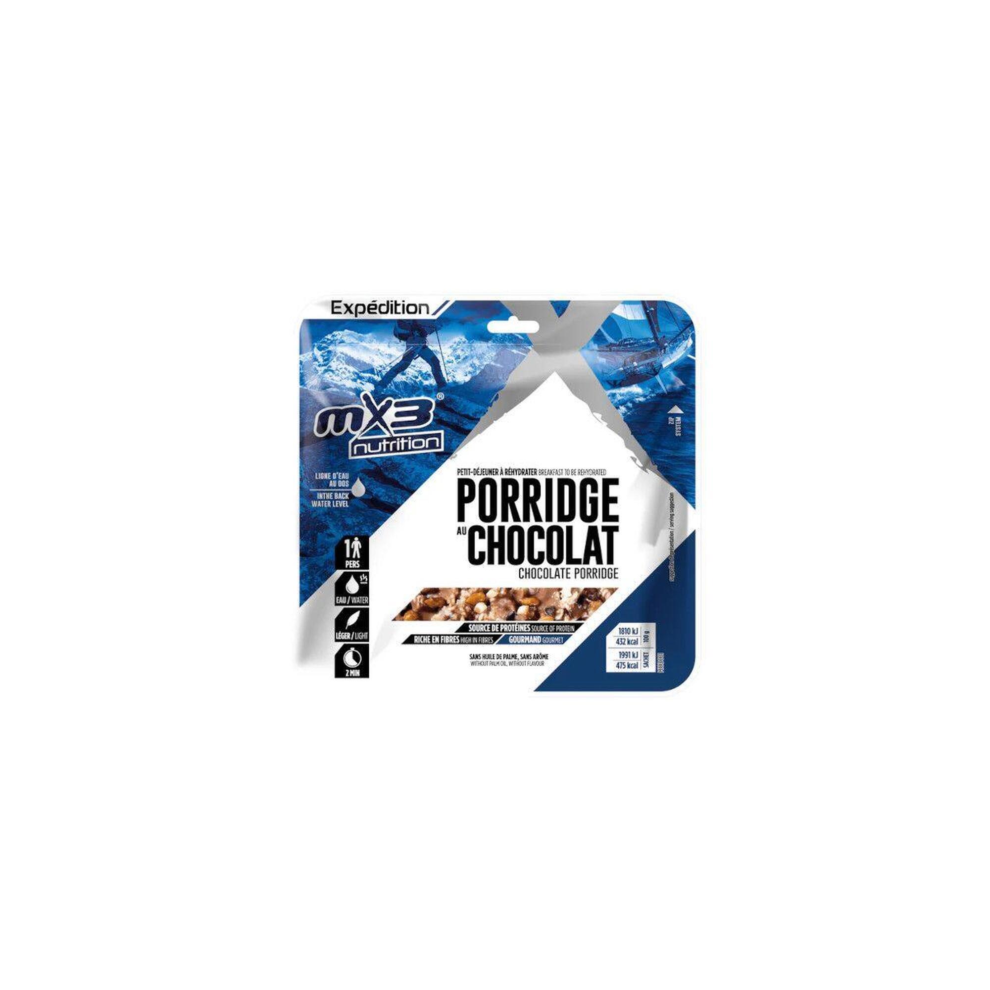 MX3 Dehydratované jídlo Čokoládová ovesná kaše 110g