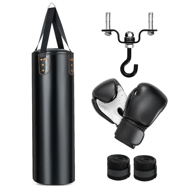 Sacul de box suspendat, set 4 piese