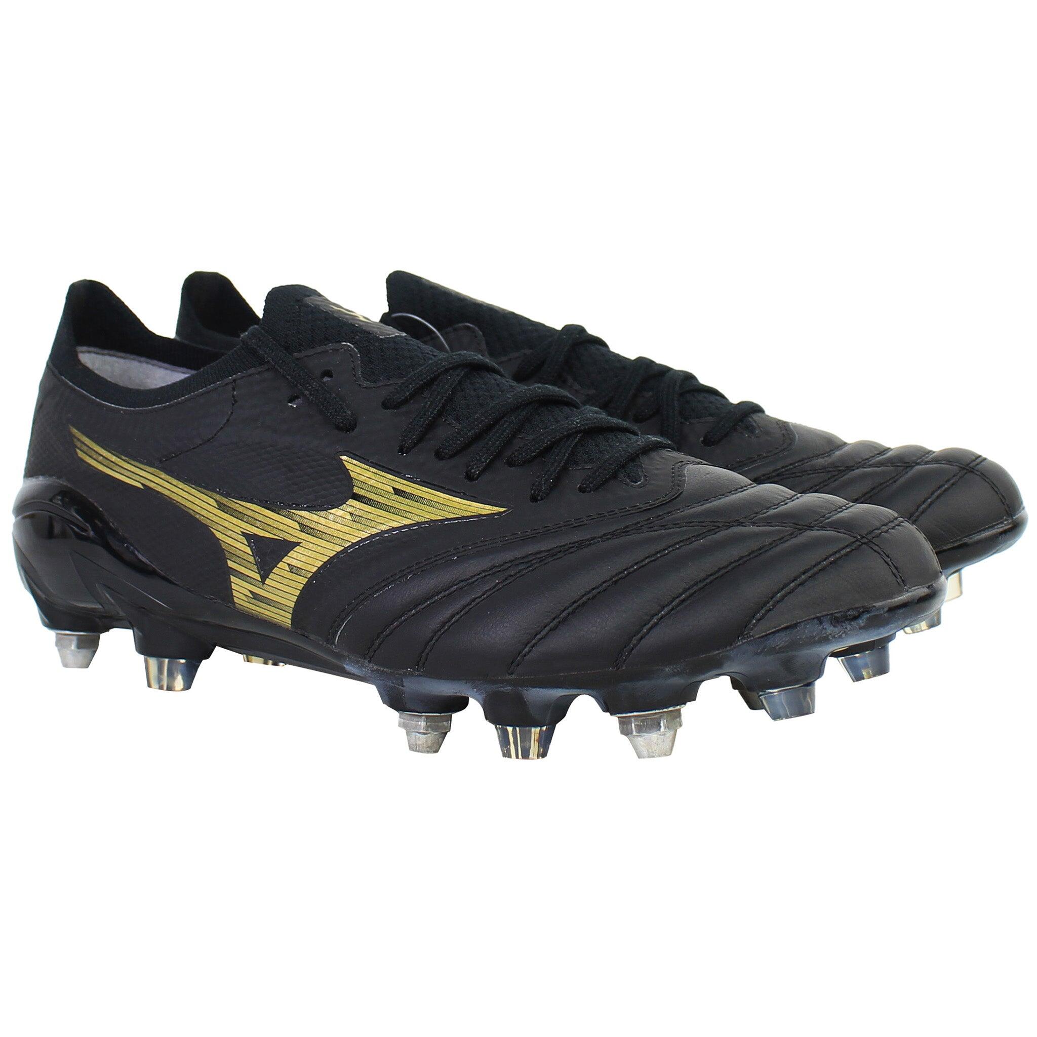 Buty piłkarskie Mizuno Morelia Neo IV Beta SG black/gold/black 2/7