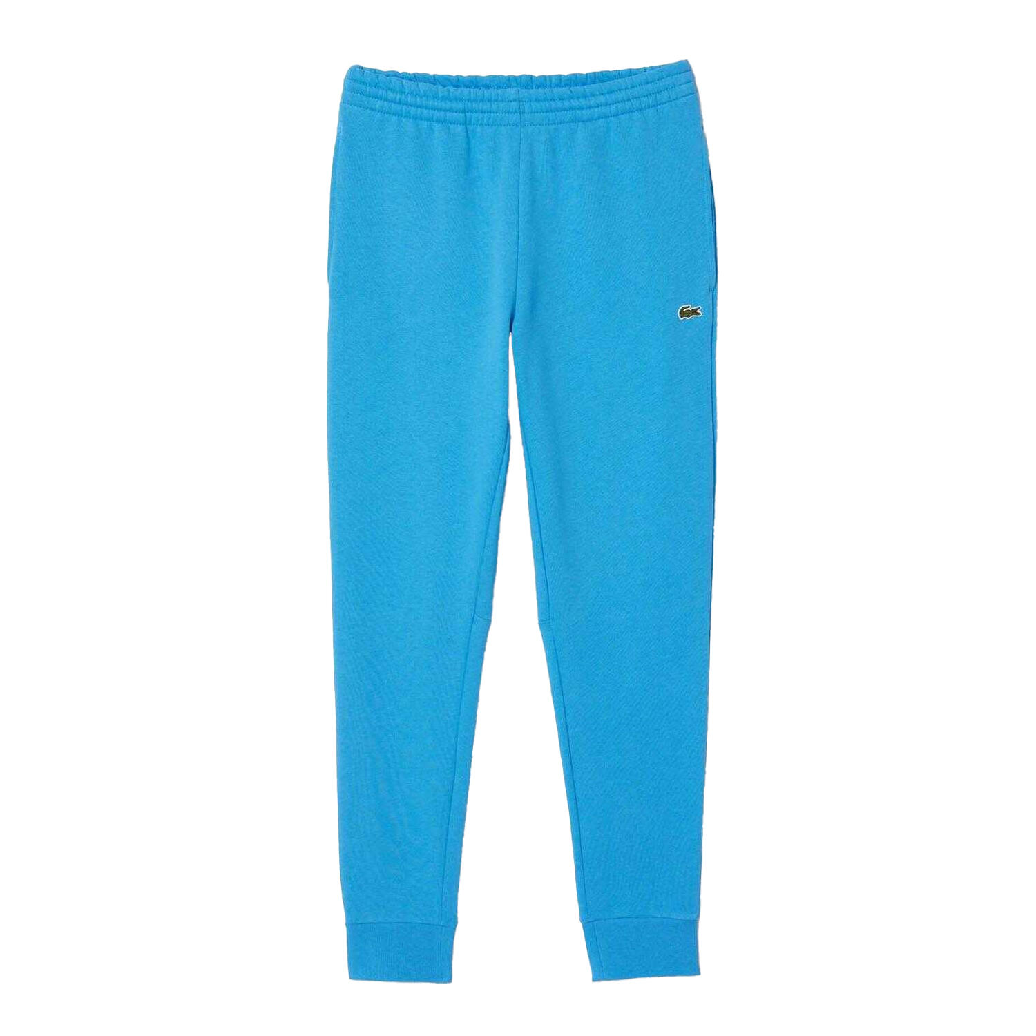 LACOSTE Pantalone da jogging uomo Lacoste blu in pile polare slim 84% cotone