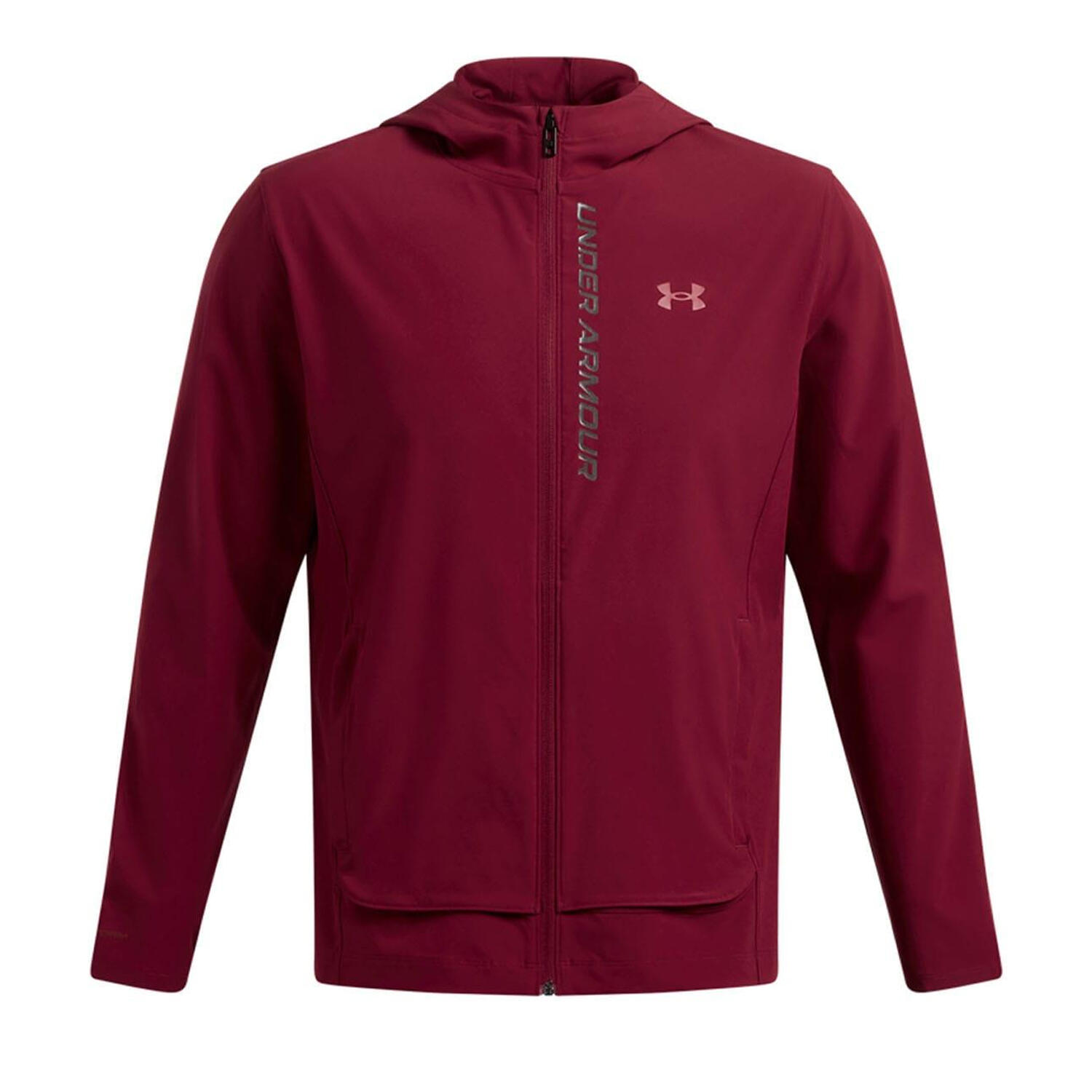 UNDER ARMOUR Mens Outrun Track Jacket (Red)