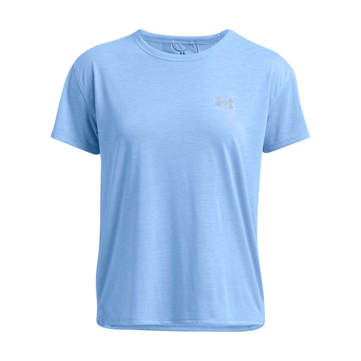 UNDER ARMOUR Womens/Ladies Launch Trail ShortSleeved Running TShirt (Blue)