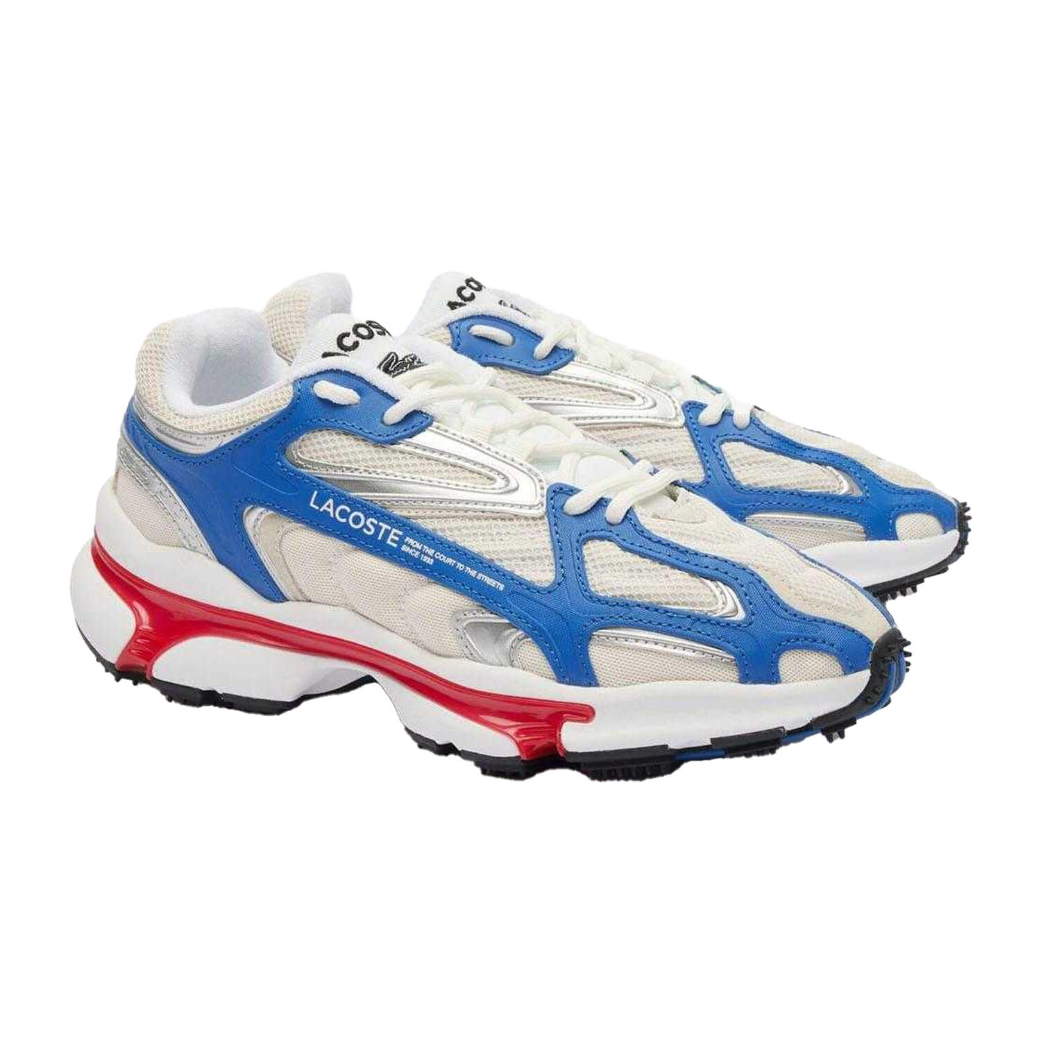 LACOSTE Sneakers L003 2K24 Lacoste Uomo bianco blu rosso traspiranti
