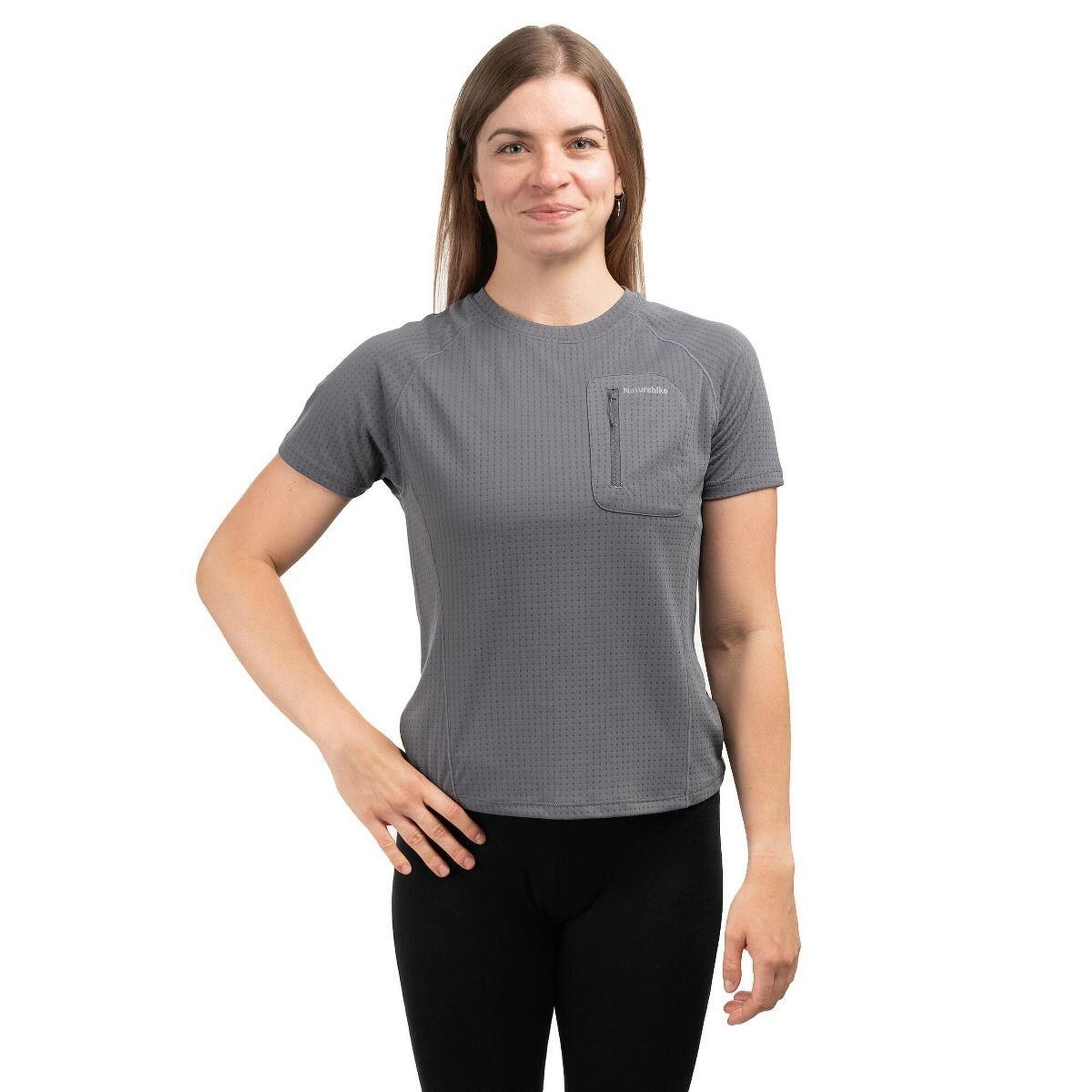 NATUREHIKE Dámské turistické tričko Pocket Round Neck CYY2521FS010